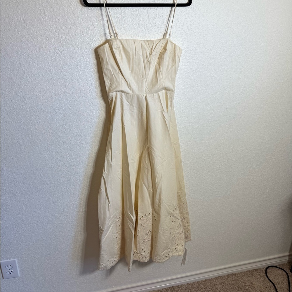 REFORMATION Cherie Dress In Sugar - Picture 5 of 11